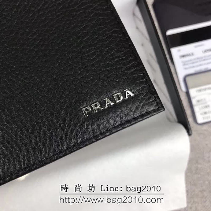 PRADA普拉達 官網同步 經典爆款 男士短款錢夾 2M0513 DD1721